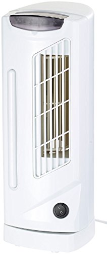 Sichler Haushaltsgeräte Rotorloser Ventilator: Tisch-Säulenventilator VT-130.T mit 90°-Oszillation, 3 Stufen, 25 W (Tower-Ventilator, Ventilator ohne Rotorblätter, Kühler)