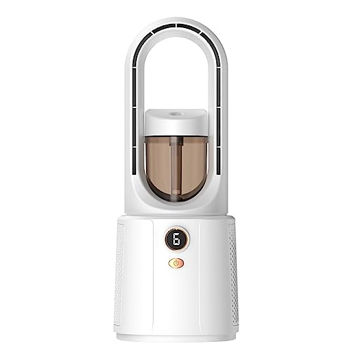 LOLPALONE Blattloser Sprühventilator, USB Stummschaltung, Desktop Schlafzimmer, Nachtlicht, Befeuchtung, Elektrischer ()