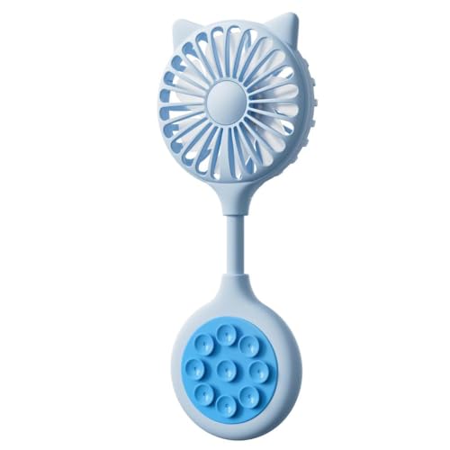Tragbarer Mini-Ventilator mit Saugnapf, verstellbar, faltbar, Saugnapf-Ventilator, klein, für den Außenbereich, USB