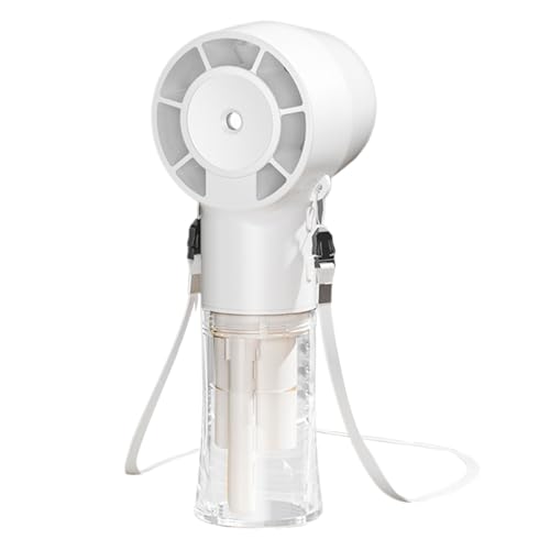 Generisch Reiseventilator, Wiederaufladbarer Tragbarer Ventilator mit Sprühfunktion, Wiederbefüllbarer Luftkühler & Tragbare Accessoires für heiße Tage, Alltag und Outdoor-Aktivitäten