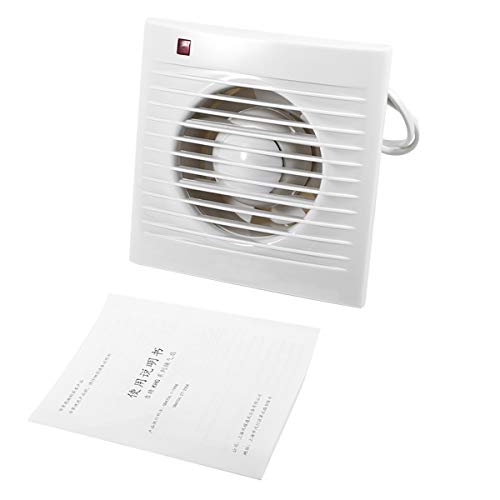 Dunstabzugshaube 220 V Wandventilator für Dunstabzugshaube für Badezimmer WC Küchenfenster (6 Zoll)