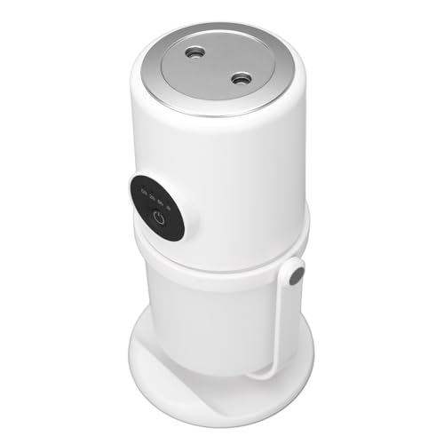 Haofy USB-Desktop-Luftbefeuchter, Großer Tank 300 Ml, Extrem Leiser Ventilator, Stilvolles für Zuhause, Büro, Auto, Weiß (White)
