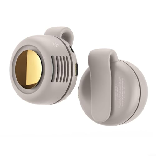 CWOQOCW Kleiner Ventilator für Whirlwind mit Clip, Taillen-Hals-Ventilator, persönlicher Hemdventilator, tragbarer Taillenclip-Ventilator für Bauernhof, Garten, Hinterhof, Arbeiten im Freien, Camping,