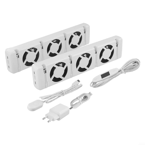 EcoCalm Heizkörper 3.0 Lüfter, Intelligenter Heizkörperverstärker Erhöhen Die Effizienz Der Heizung Und Sparen Energie (Duo Set)
