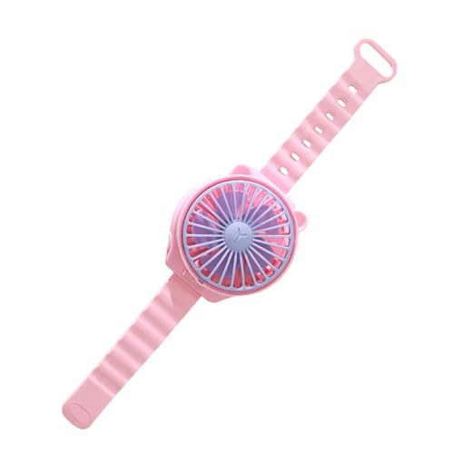 SVCEQZE Mini Ventilator Uhr - Tragbarer Kompaktlüfter | Hands-Kühlung Für Kinder, Schüler, Zuhause & Reisen Tragbarer Luftkühler