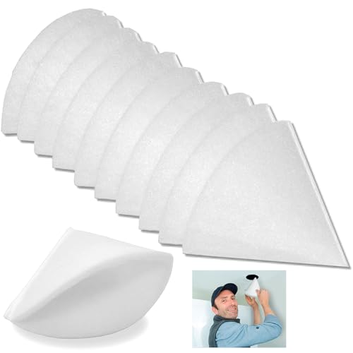 Ylinwtech 10 Stücke Kegelfilter,DN 125 – G4,Abluftfilter kegelförmig,Abluft Filter Set,Abluftfilter-Set für Lüftungssysteme Zehnder?Helios?Maico?Pluggit