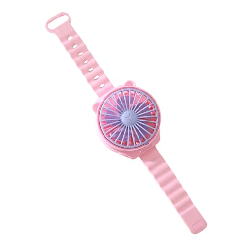 Mini Ventilator Uhr - Tragbarer Kompaktlüfter - Persönliches Stylisches Kühlgerät Für Kinder, Luftkühler Für Innen, Draußen, Reisen, Schüler & Zuhause