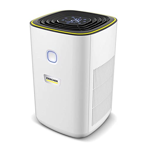 Kärcher Luftreiniger AF 20, Luftdurchsatz: 220m³/h, Raumgröße - 20-40 m², beseitigt 99,95% der Partikel bis zu 0,3?m wie Feinstaub, Aerosole, Allergene & Gerüche, Automatik-Funktion, Timer, Nachtmodus