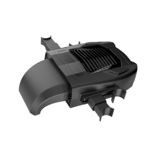 perfk Auto SUV SEAT -Kopfstütze -Lüfter USB -Tragbar für LKW RV 7.4x4.3 x 2 Zoll Leichte vielseitige Fahrzeuge mit 3 -Geschwindigkeit 12V 24 V, Schwarz