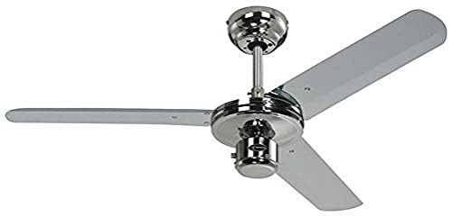Westinghouse Lighting 7826340 Deckenventilator Industrial mit drei Flügeln in Chrom