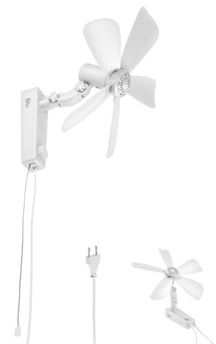 Sichler Haushaltsgeräte: Wand Ventilator Oszillation, Ø 43 cm, 20 Watt, Neigung einstellbar (Wandventilator oszillierend, Büroventilator, Deckenventilator)