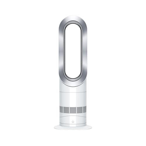 Dyson Hot+Cool Jet Focus AM09 – kühlender Ventilator und Heizlüfter mit hoher Leistung (Weiß/Silber)