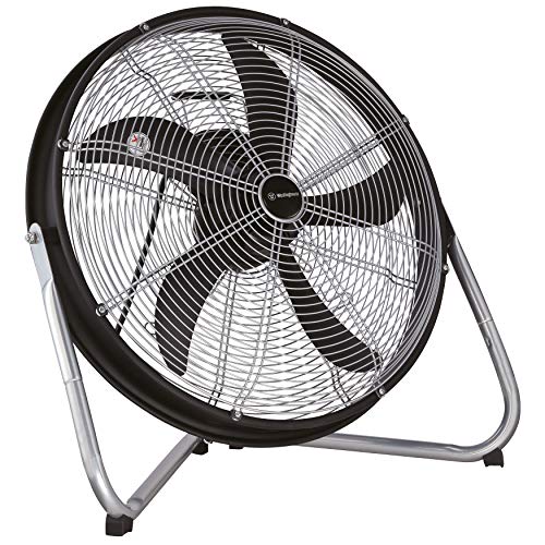 7271640 Yucon II 50 cm Standventilator für den Innenbereich, Matt Schwarz / Chrom