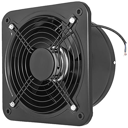 Mophorn 220V Axialventilator, 50Hz Wandventilator, 2580 U Wandlüfter, 250 mm Ventilator Lüfter, 75 W Axialventilator, Wandventilator 10 Inch