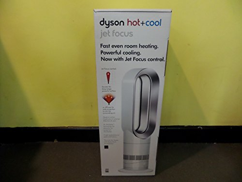 Dyson AM09 Heiß- und Kühlgebläseheizung [Energieklasse A] mit maximalem Luftstrom Weiß