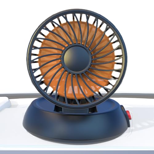 Wpsagek Fan für Auto, Autoventilatoren, die kalte Luft blasen | Einzelkopfkühlgerät - Klappende USB -leistungsstarken Kühlventilator, 3 Gears einstellbar, für LKWs Fahrzeuge Boote Van SUVs RVs
