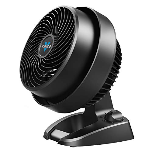 Vornado 530 Tischventilator Ventilator Klein - Fan Lüfter Windmaschine 22W - Flüsterleise - Schwarz - 21m Reichweite