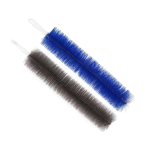 KOCKSHION 2 Stück Reinigungsbürste Für Elektrische Ventilatoren Edelstahl Trockner Fusselbürste Spinnweben Staubwedel Staubbürste Für Trockner Turmventilator Reiniger Staubwedel