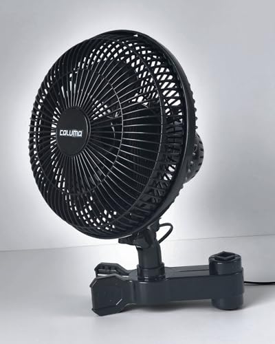 Caluma 20W Grow Ventilator Ø 15cm - oszillierend - extra langes Kabel - Growtent - Growzelt - Clipventilator - Growventilator