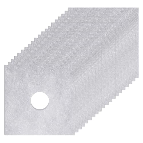 20 Stück Filter für Helios Typ ELF ELSN ELS Serie Lüftungsgeräte, 160 x 160 mm Ø 42 mm Staubfilter Filterklasse G2 Luftfilter Ersatzfilter (Ersetzt 00939)