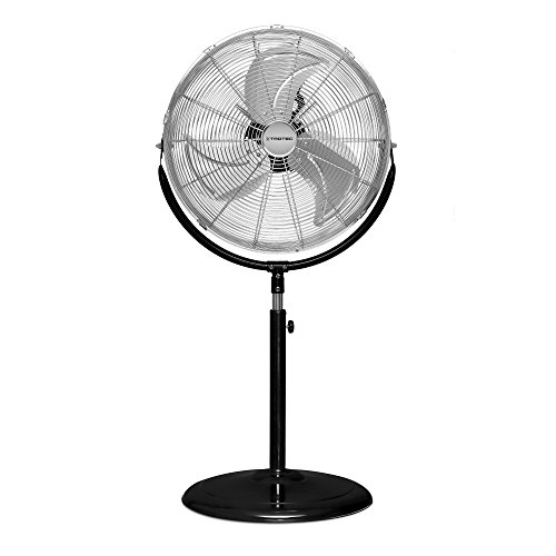 TROTEC Standventilator TVM 18 S – groß, 100w, Neigungswinkel 110°, 3 Stufen, Ø 45 cm, Metall