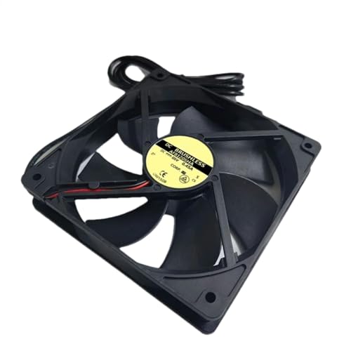 Computer Fan, 5V Quiet Cooling Fan, Portable PC Cooler, Router Chassis Projector Server, Compact Desktop Case Notebook, Quiet Low Noise, Black, 12x12cm 4.72x4.72 Inches