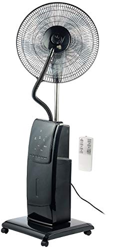 Sichler Haushaltsgeräte Sprühnebel Terrasse: Sprühnebel-Standventilator mit Anti-Insekten-Funktion, 100 W, Ø 40 cm (Standventilator mit Wasser, Wasserventilator, Terrassen Ventilator)